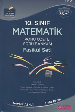 Esen Yayınları 10. Sınıf Matematik Konu Özetli Soru Bankası Fasikül Seti Esen 