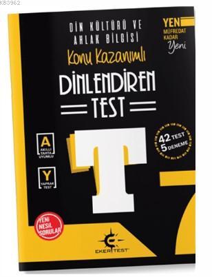 Eker Test Yayınları 7. Sınıf Din Kültürü ve Ahlak Bilgisi Dinlendiren Test Eker Test 