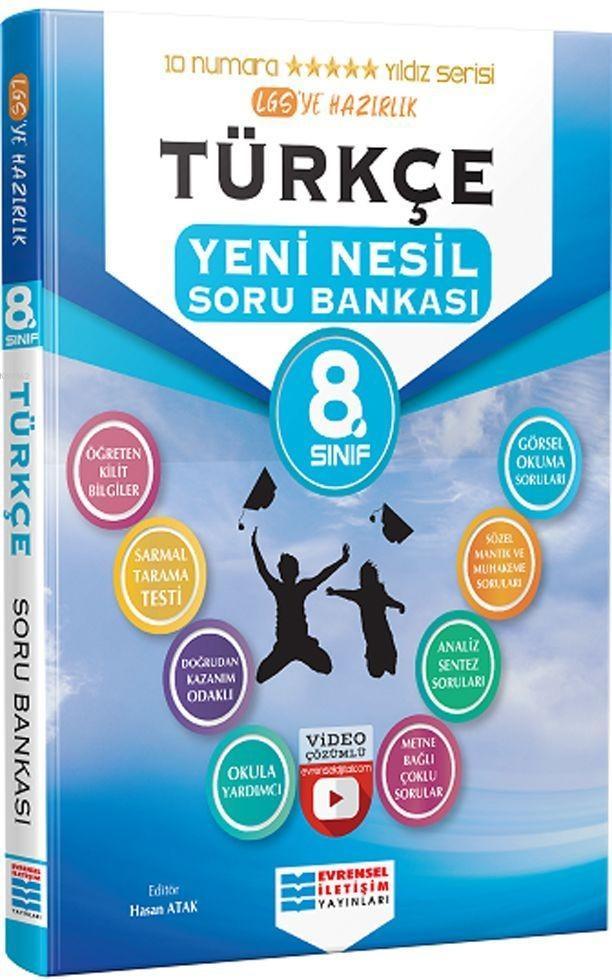 Evrensel İletişim Yayınları 8. Sınıf LGS Türkçe Yeni Nesil Soru Bankası Evrensel İletişim 