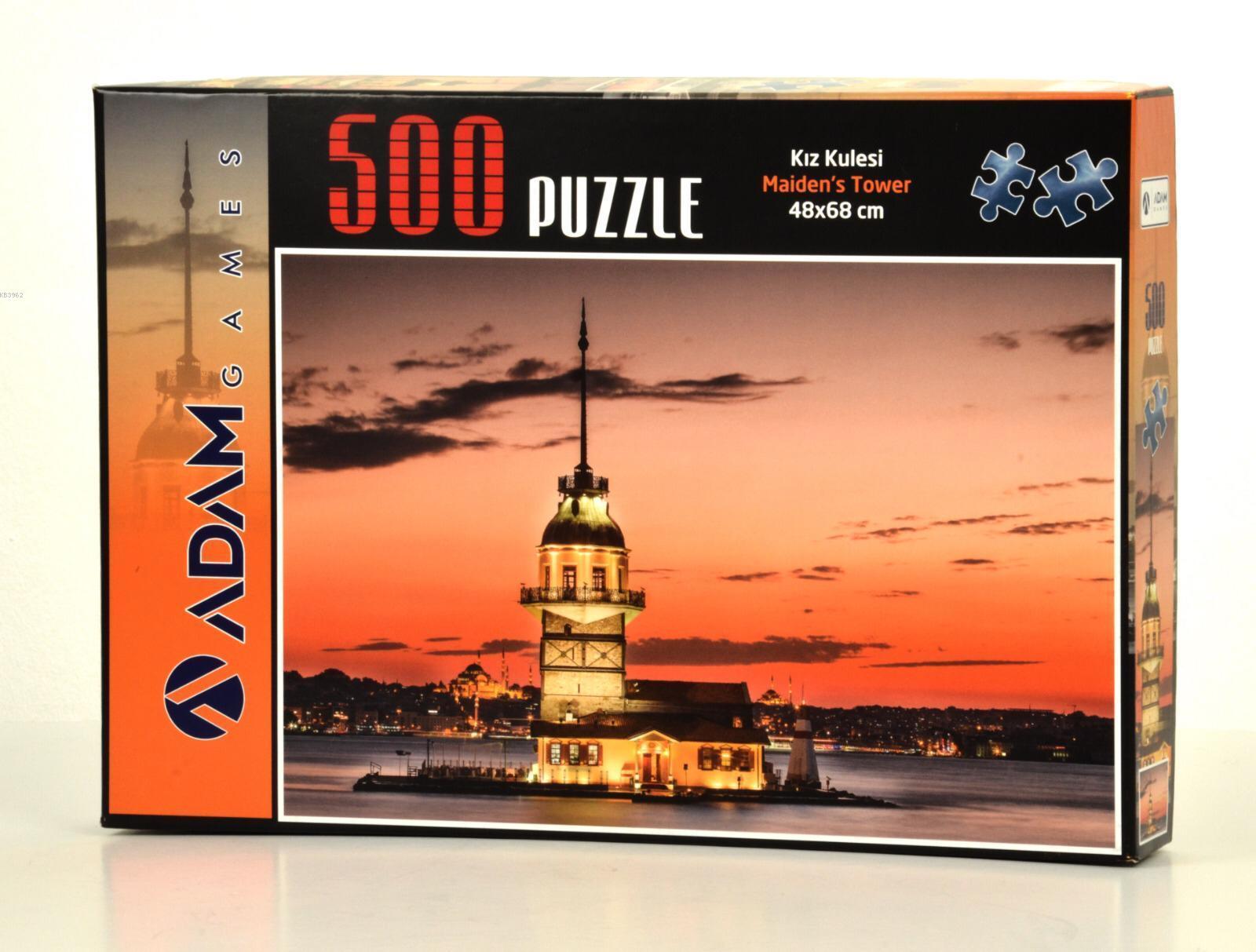 Adam Games Kız Kulesi 500 Parça Puzzle 48x68