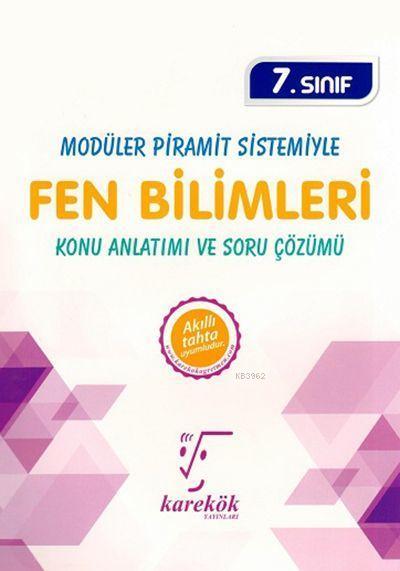 Karekök Yayınları 7. Sınıf Fen Bilimleri MPS Konu Anlatımı ve Soru Çözümü Karekök 