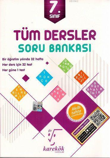 Karekök Yayınları 7. Sınıf Tüm Dersler Soru Bankası Karekök 