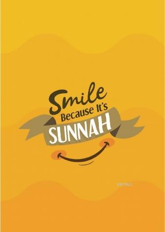 Smile Because It's Sunnah Karton Kapak Defter