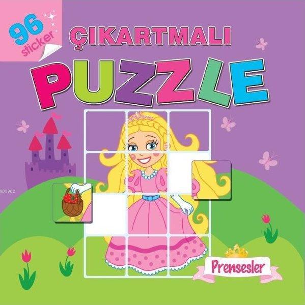 Prensesler - Çıkartmalı Puzzle 96 Sticker