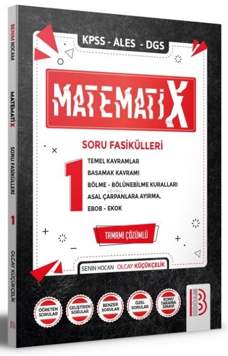 2021 KPSS ALES DGS MatematiX Soru Fasikülleri 1 Benim Hocam Yayınları