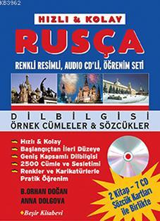 Rusça Öğrenim Seti; (2 Kitap, 7 Ses CD'si, 2 Sözcük Kartı Kutusu ile Birlikte)