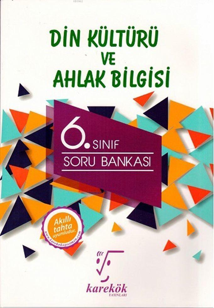 Karekök Yayınları 6. Sınıf Din Kültürü ve Ahlak Bilgisi Soru Bankası Karekök 