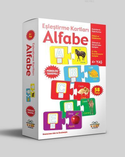 Alfabe - Eşleştirme Kartları (4+ Yaş)