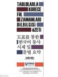 Tablolarla Korece Fiil Zamanları Dilbilgisi Özeti