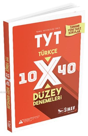 Sınav Dergisi Yayınları TYT Türkçe 10x40 Düzey Denemeleri Sınav Dergisi 