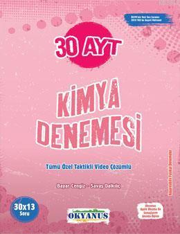 Okyanus Yayınları AYT 30 Kimya Denemesi Okyanus Y