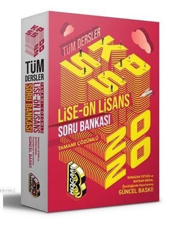 2020 KPSS Lise Ön Lisans GY-GK Tamamı Çözümlü Soru Bankası Benim Hocam Yayınları