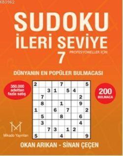 Sudoku İleri Seviye 7; Profesyoneller İçin