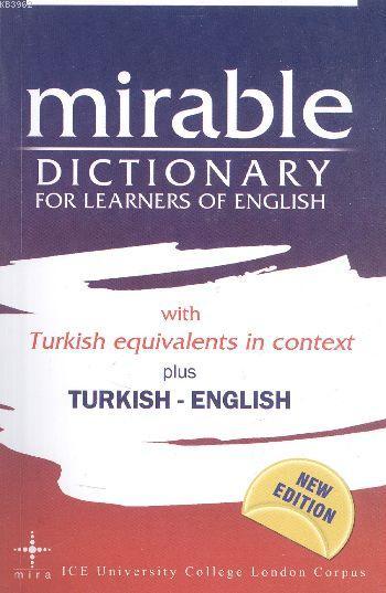 Mirable İngilizce İngilizce Sözlük