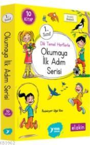 1. Sınıf ''Dik Temel Harflerle'' Okumaya İlk Adım Serisi; (Elakin) Yeni Ses Grupları 10 Kitap