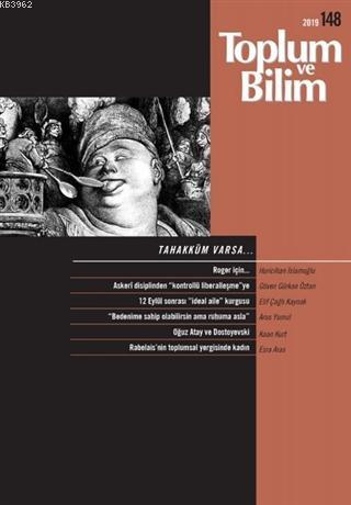 Toplum ve Bilim Dergisi Sayı: 148