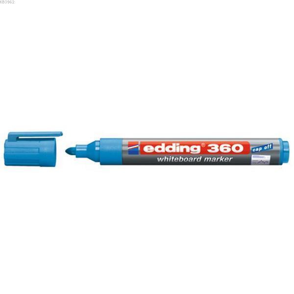 Edding Beyaz Tahta Kalemi Cap Off E-360 A.Mavi