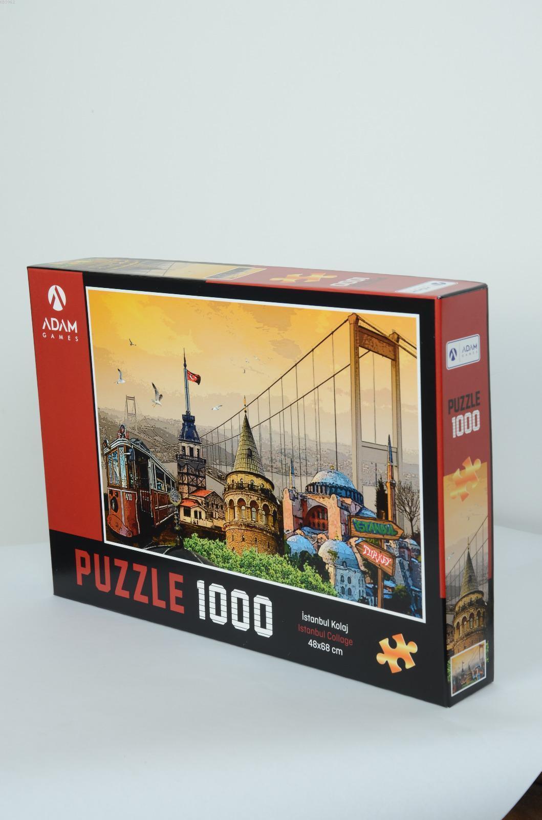 Adam Games İstanbul Kolaj 1000 Parça Puzzle 48x68
