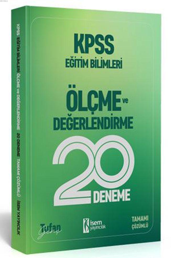 İsem Yayınları 2020 KPSS Eğitim Bilimleri Ölçme ve Değerlendirme 20 Deneme