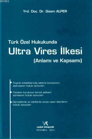 Türk Özel Hukukunda Ultra Vires İlkesi