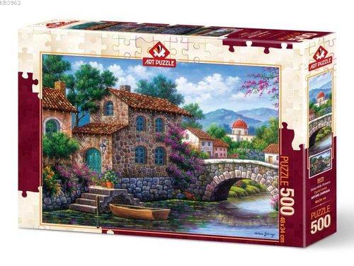 Art Puzzle 5070 Çiçekli Kanal 500 Parça