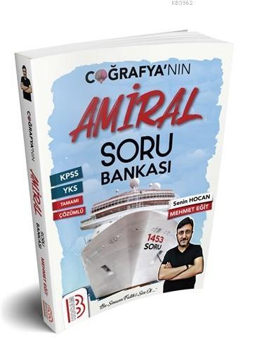 KPSS Tamamı Çözümlü Amiral Coğrafya Soru Bankası Benim Hocam Yayınları