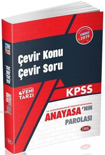 Data Yayınları KPSS Anayasa Parolası Çevir Konu Çevir Soru