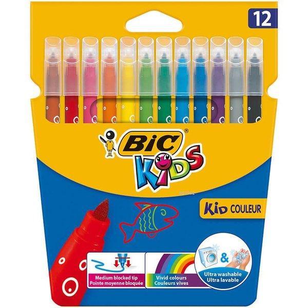 BIC Vısa Fırça Uçlu Keçeli Boya Kalemi 10 Renk
