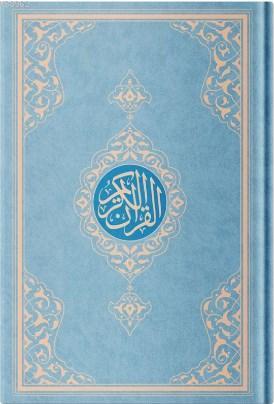 Orta Boy Resm-i Osmani Kur'an-ı Kerim (Özel, Mavi Kapak, Mühürlü, Kod:KR0041)