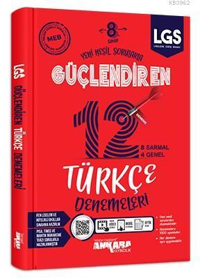 8. Sınıf Güçlendiren 12 Deneme Türkçe