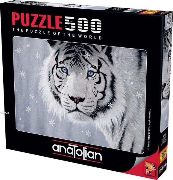 Anatolian-Puzzle 500 Beyaz Kaplan Crystal Eyes