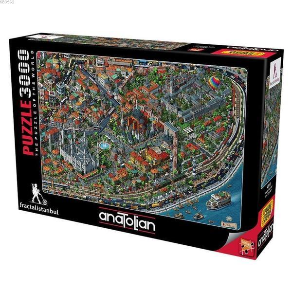 Anatolian Puzzle 3000 Parça Fractal İstanbul