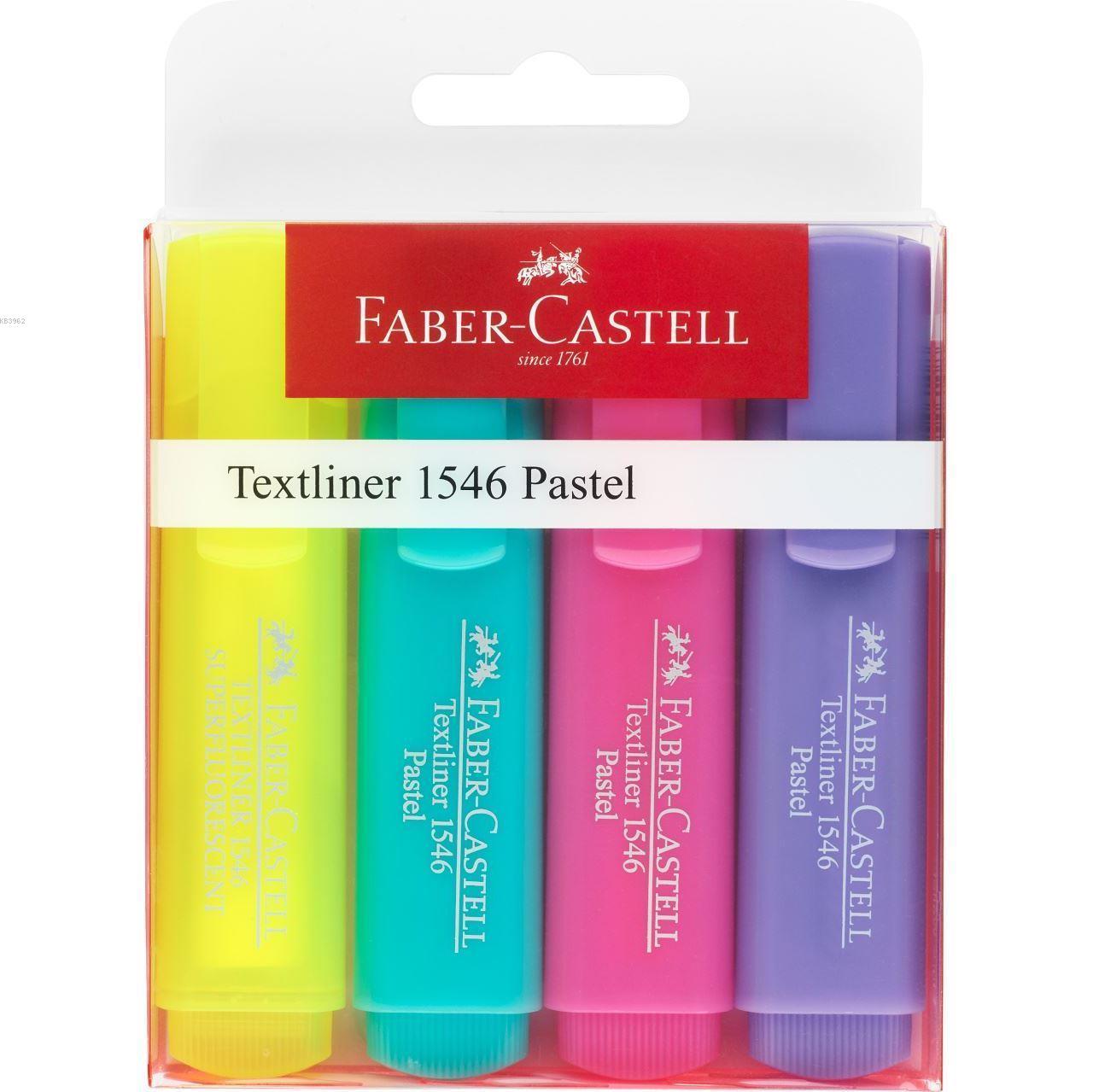 Faber Castell Fosforlu Kalem 4`lü Takım 154604