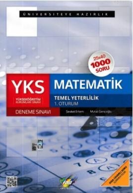 FDD Yayınları TYT Matematik 25x40 Deneme Sınavı FDD 