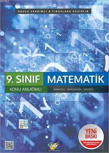 FDD Yayınları 9. Sınıf Matematik Konu Anlatımlı FDD 