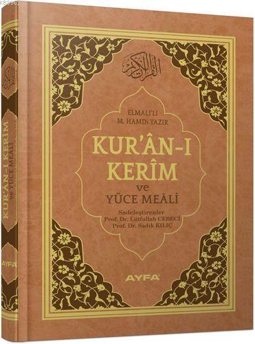 Kur'an-ı Kerim ve Yüce Meali (Ayfa-172, Orta Boy, 2 Renk, Mühürlü)
