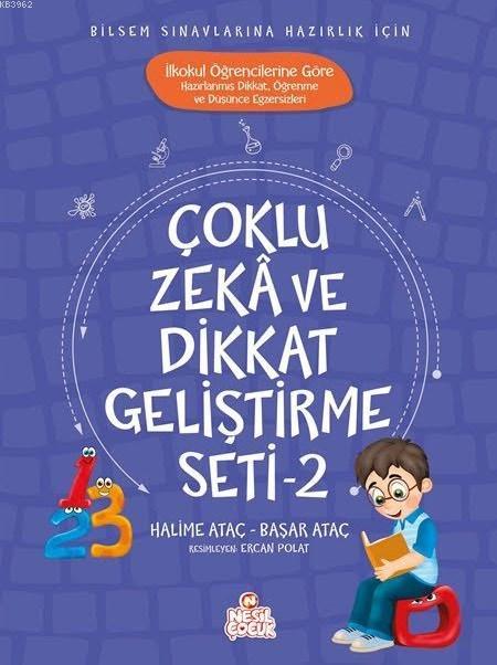 Çoklu Zeka ve Dikkat Geliştirme Seti 2; Bilsem Sınavlarına Hazırlık İçin - İlkokul