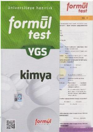 Formül YGS Kimya Yaprak Test