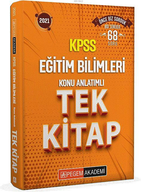 2021 KPSS Eğitim Bilimleri Konu Anlatımlı Tek Kitap