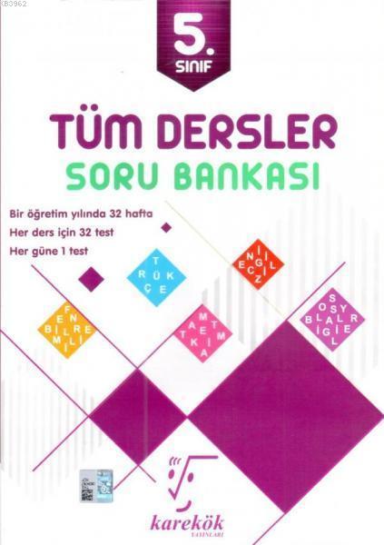 Karekök Yayınları 5. Sınıf Tüm Dersler Soru Bankası Karekök 