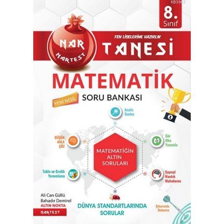 Nartest Yayınları 8. Sınıf LGS Matematik Nar Tanesi Soru Bankası Nartest 