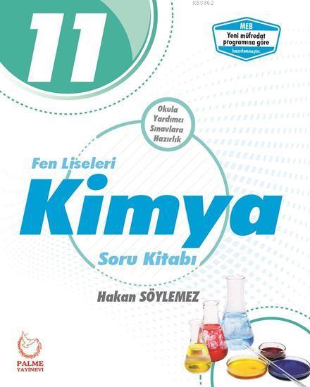 Palme Yayınları 11. Sınıf Fen Liseleri Kimya Soru Kitabı Palme 