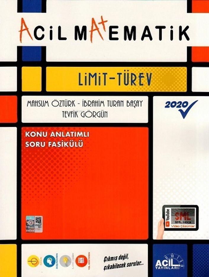 Acil Yayınları Matematik Limit Türev Konu Anlatımlı Soru Fasikülü Acil