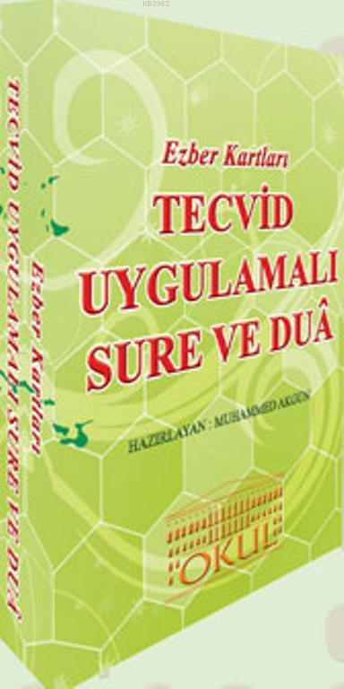 Tecvidli Namaz Sure ve Duâları Ezber Kartları