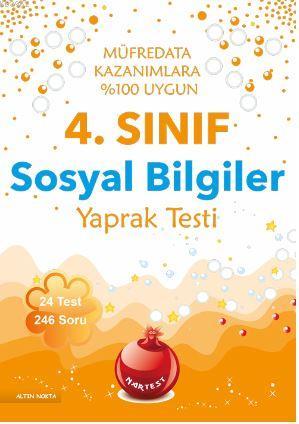 4. Sınıf Sosyal Bilgiler Yaprak Testi