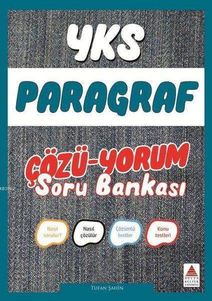 Delta Kültür Yayınları YKS Paragraf Çözü-Yorum Soru Bankası Delta Kültür 