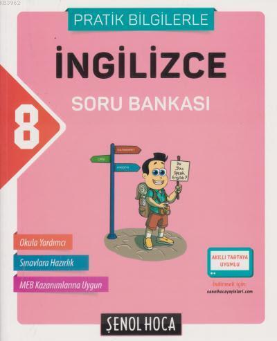 Şenol Hoca Yayınları 8. Sınıf LGS İngilizce Soru Bankası Pratik Bilgilerle Şenol Hoca 