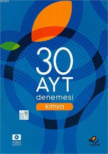 Endemik Yayınları AYT Kimya 30 Deneme Endemik 