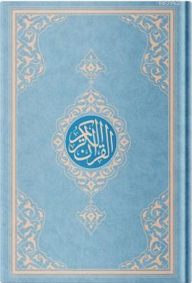 Orta Boy Resm-i Osmani Kur'an-ı Kerim (Özel, Mavi Kapak, Mühürlü, Kod:KR0042)
