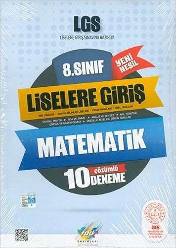 FDD Yayınları 8. Sınıf LGS Matematik Çözümlü 10 Deneme FDD 